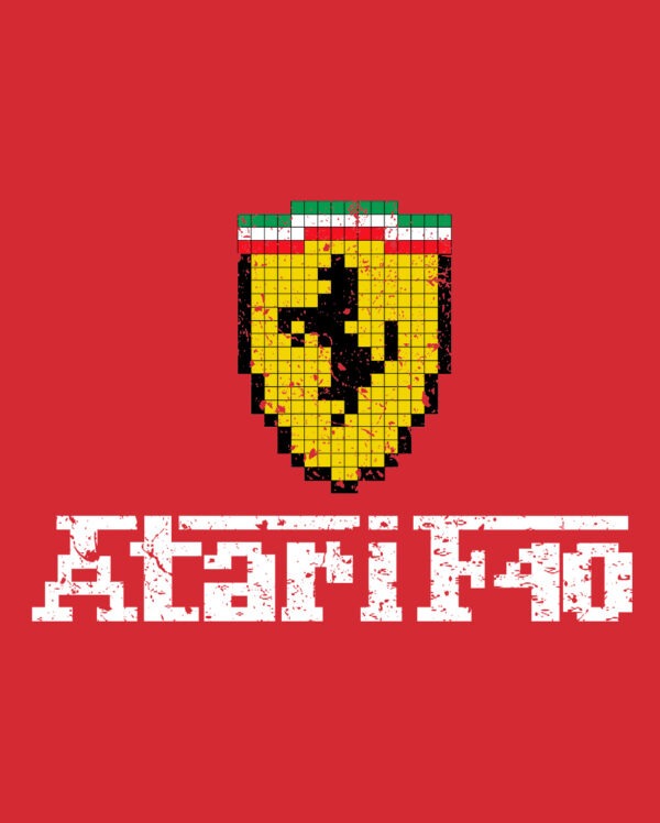 Atari F40 - Ferrari Mash Up Shirt