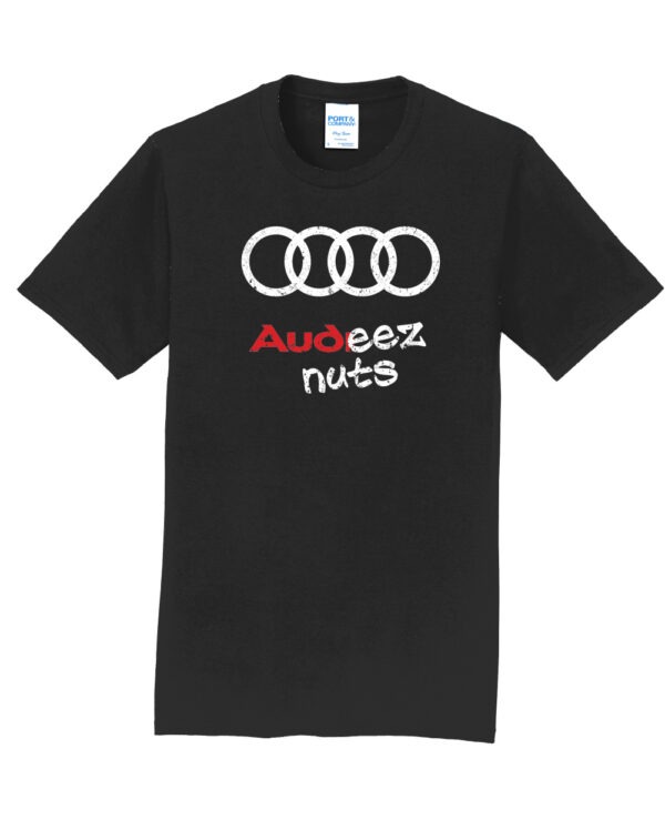 Audeez Nuts - Parody Audi T-Shirt - Image 3