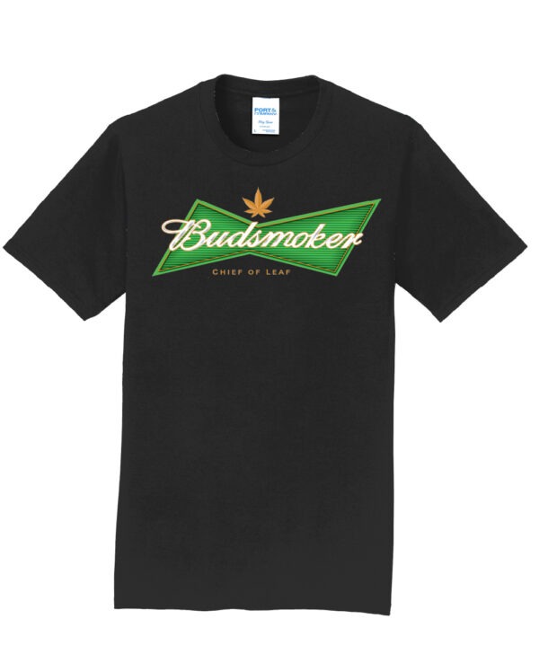 Budsmoker - Budweiser Parody Shirt - Image 3