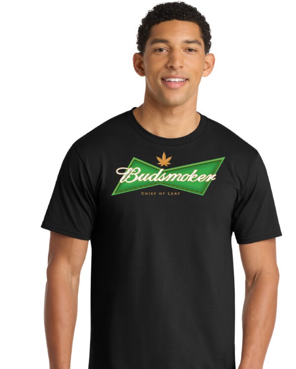 Budsmoker - Budweiser Parody Shirt - Image 2