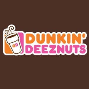 Dunkin Deez Nuts Shirt - Funny Dunkin Donuts Parody T-Shirt