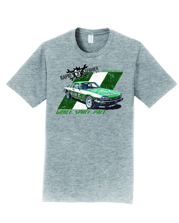 Rapid Terrier Racing 1984 Jaguar XJS Shirt - Image 3