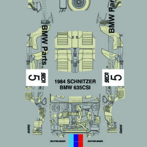 Rapid Terrier 1984 Schnitzer BMW 635CSI Decal Shirt