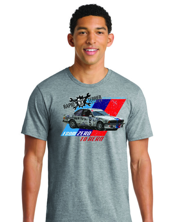 Rapid Terrier 1984 Schnitzer BMW 635CSI Shirt - Image 2