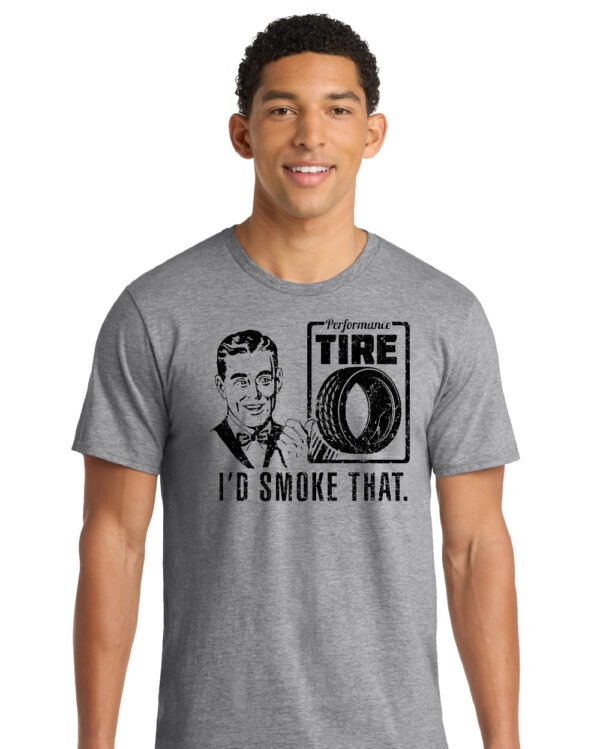 I'd Smoke That Tire Vintage Drift Shirt - Image 2