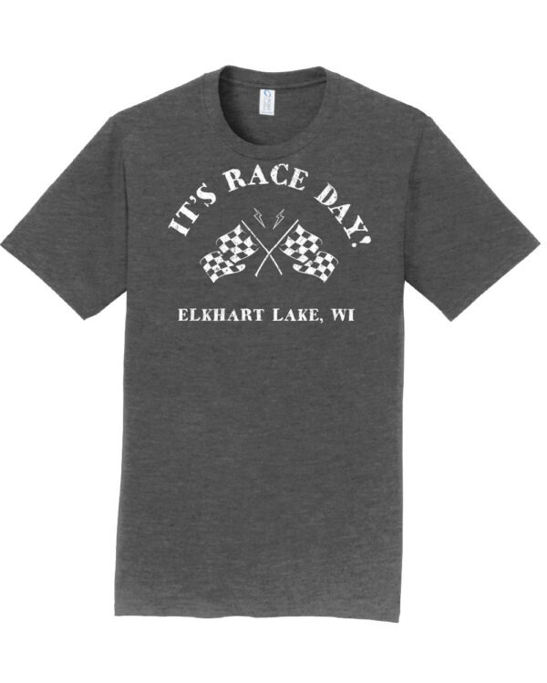 It's Race Day Checker Flag Elkhart Lake Shirt - Image 2