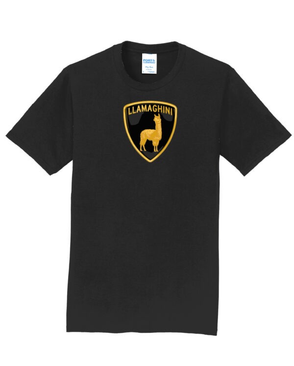 Llamaghini Shirt - Funny Lamborghini Parody T-Shirt - Image 2