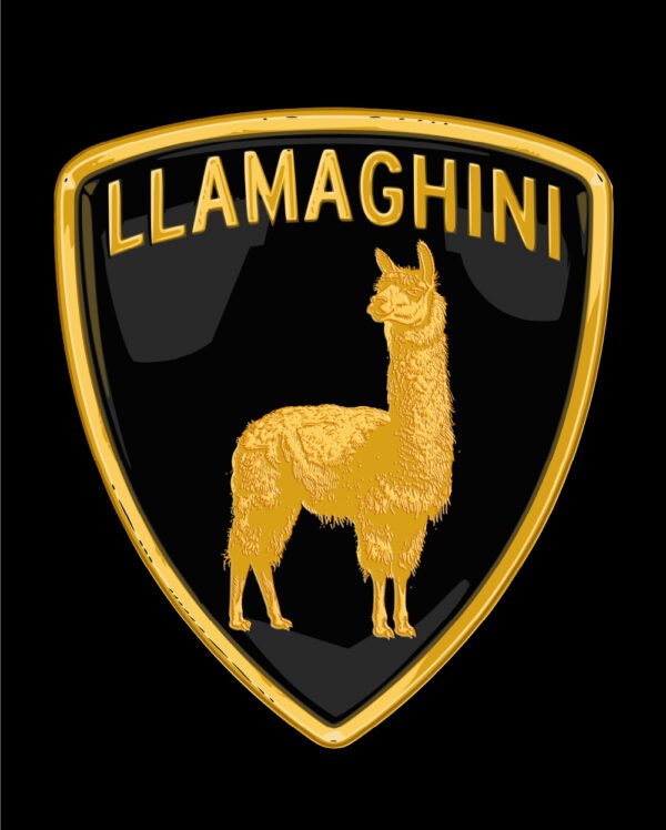Llamaghini Shirt - Funny Lamborghini Parody T-Shirt