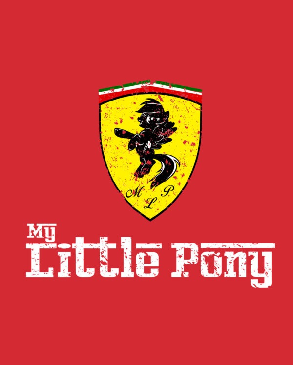 My Little Pony Ferrari - Funny Parody T-Shirt