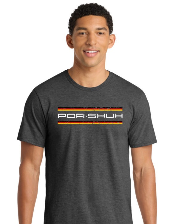 Por Shuh Shirt - Funny Porsche Parody T-Shirt - Image 2