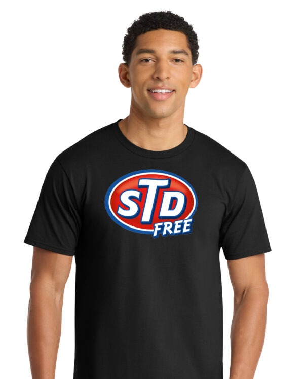 STD Free - Parody STP Racing Shirt - Image 2