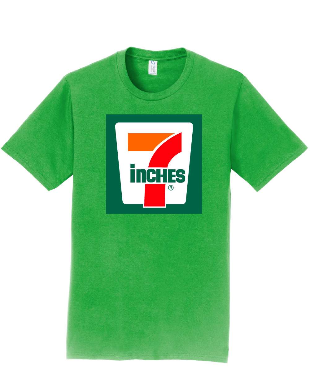 7 Inches 7 Eleven Parody Funny Parody Logo Shirt - Image 3