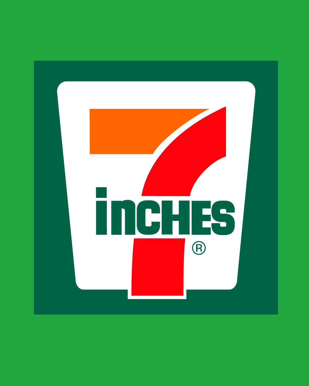 7 Inches 7 Eleven Parody Funny Parody Logo Shirt