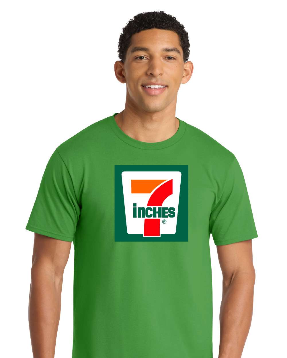 7 Inches 7 Eleven Parody Funny Parody Logo Shirt - Image 2