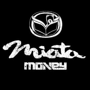 Mazda Miata Money Funny Parody Logo Race Shirt