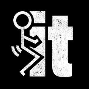 Stick Figure Humping The Word It: Fuck It Shirt